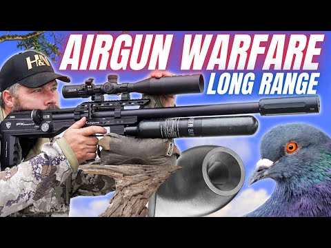 AIRGUN WARFARE FX PANTHERA VS FX LEOPARD Extreme Long Range Battle