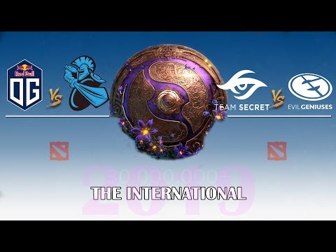 OG vs Newbee & Secret vs EG | TI9 Main Event | Live