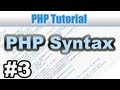 3 PHP Grundlagen Syntax Und PHP Info PHP Tutorial Deutsch German
