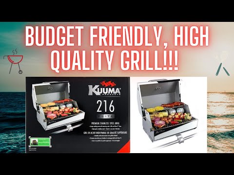 Marine Series Stainless Steel Boat/Camping Portable Grill, Rod Holder Mount, and Carrying Bag Review