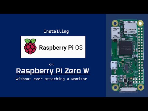 Installing Raspberry Pi OS on Raspberry pi zero w  without ever attaching Monitor