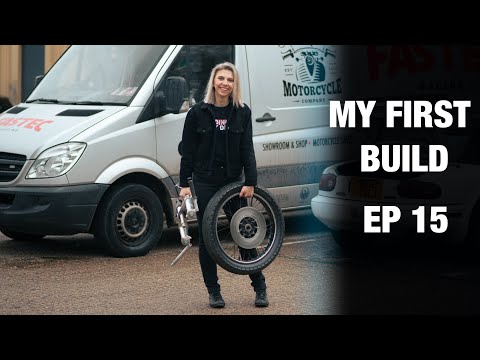 BUILDING MY FIRST MOTORCYCLE - EP 15  FRONT END / HONDA CB750 / Custom Series by TOMBOY A BIT