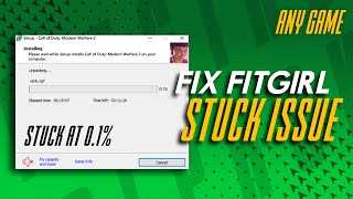 How to Fix FitGirl Setup Stuck at 0.1% | GTA 5/NFS Payback/GTA 4/COD/Any Game | 2023 | Techy Nafiz