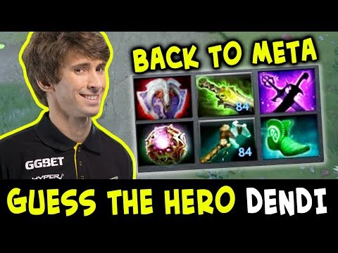 Guess the hero — Dendi brings BACK TO META on mid