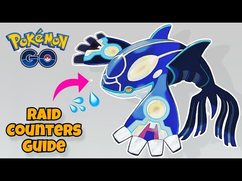 Primal Kyogre🔥🌊 Raid Counters Guide | How to Primal Kyogre in Pokemon Go | August 2023