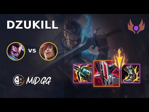 MID.GG: [ Dzukill ] Yasuo TOP vs Sett | EUW MASTER | LOL Season 2025