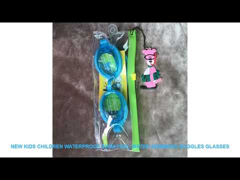 New Kids Children Waterproof Swim Pool Water Swimming Goggles Glasses Video