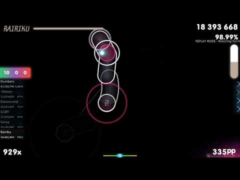 Rairiku | ELFENSJoN - Einherjar [Valkyrja] 98.69% {#1 577pp 1st FC} - osu!