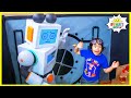 Super Spy Ryan In Giant Box Fort Maze Spy Vault Vs Henchman For Golden Apple
