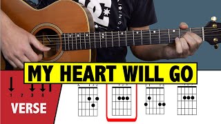 My Heart Will Go On GUITAR TUTORIAL (Easy Chords)