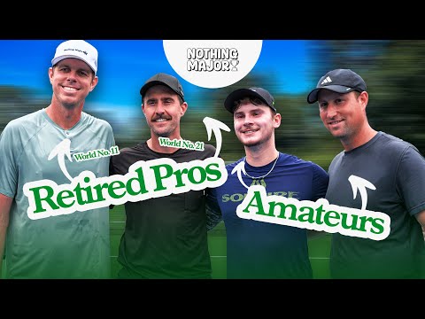 Can Former Tennis Pros Win With a 0-40 Handicap Every Game? | Nothing Major