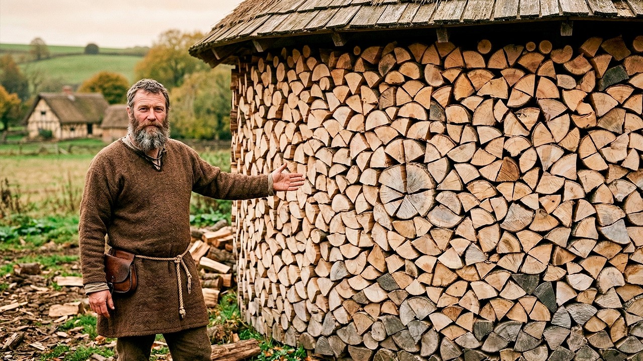 You've Been Drying Firewood Wrong Your Entire Life (The Medieval Method Takes Half the Time)