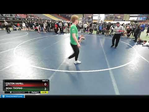 70 Lbs 1st Place Match - Noah Thomas, IL Vs Colton Hamill, WI 5393