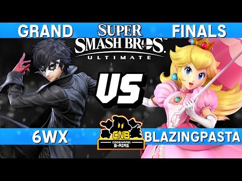 Smash Ultimate Tournament Grand Finals - 6WX (Joker) vs BlazingPasta (Peach) - CNB 186