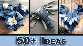 50+ DIY Denim Projects for Home Décor & Accessories | Clothing Upcycled into Home Decor
