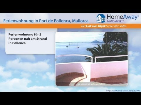 Pollenca/Pollensa: Ferienwohnung für 2 Personen nah am Strand in Pollenca - FeWo-direkt.de Video