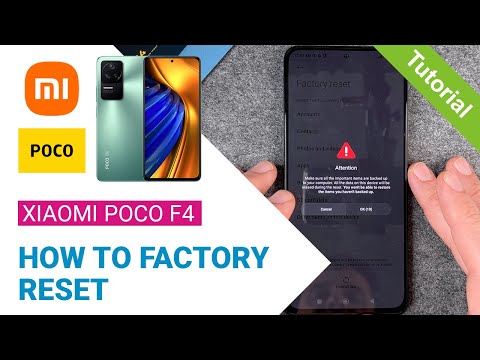 Xiaomi POCO F4 - How to reset to factory settings • 📱 • 🅧 • ⏬ • | Tutorial