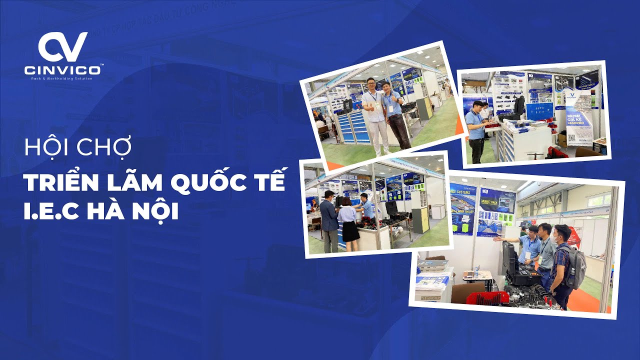 Cinvico tham gia Hội chợ triển lãm Quốc tế I.E.C tại Hà Nội