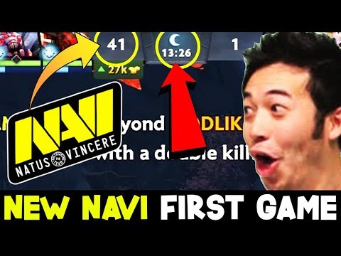 First Game Of New NaVi - WTF Stomp 13 Min 41 Kills