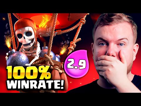 2.9 BALLOON CYCLE GOT BUFFED AND BEATS EVERYONE IN CLASH ROYALE!