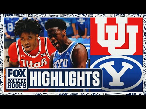 Utah Utes vs. No. 13 BYU Cougars Highlights 🏀 FOX College Hoops