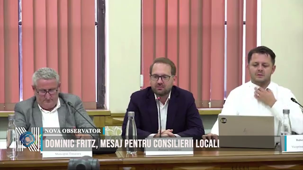 Dominic Fritz, mesaj pentru consilierii locali