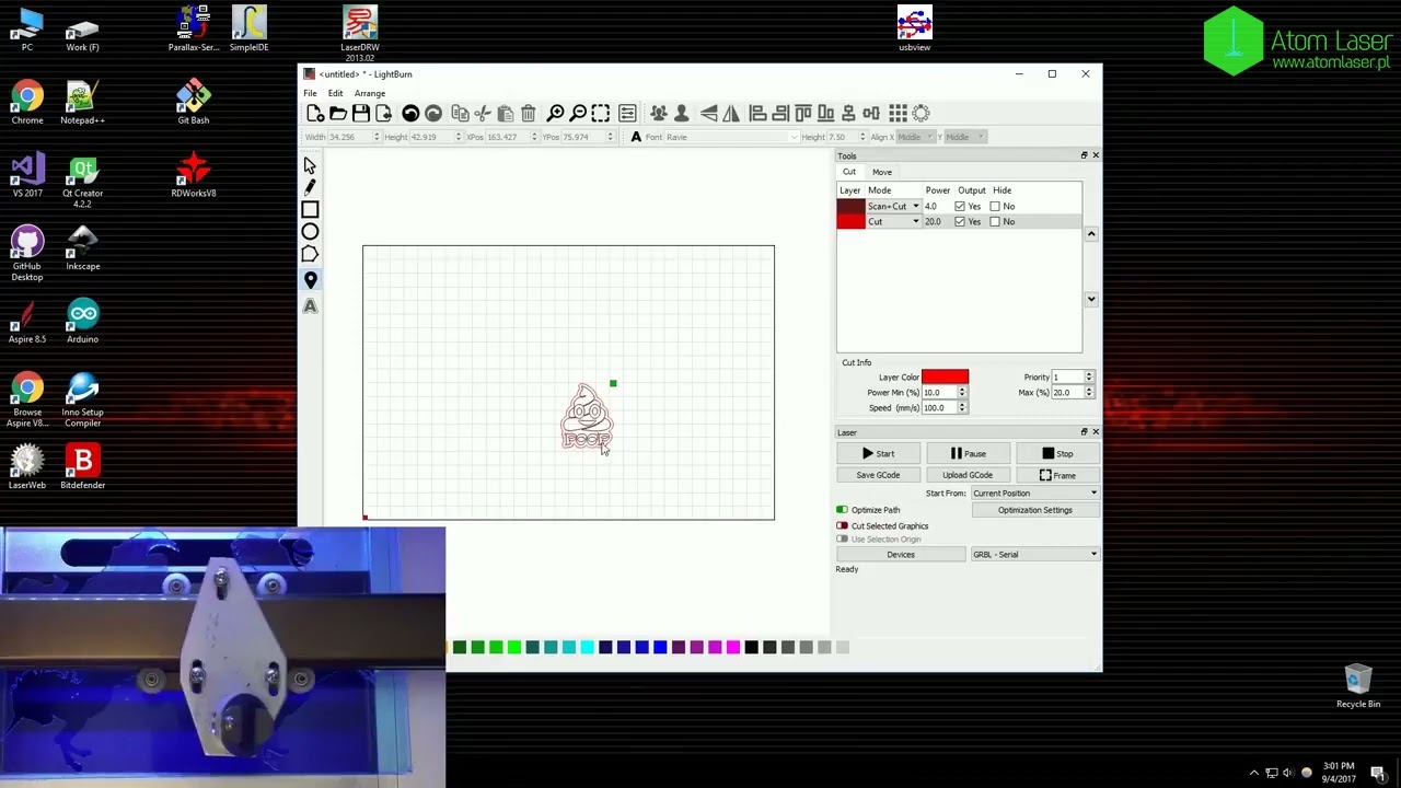 Lightburn Projekt od początku do końca
