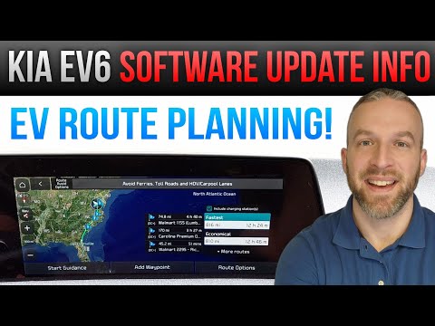 Kia EV6 EV Route Planning Added with Software Update! 😀 Kia Connect Ultimate vs Lite Comparison