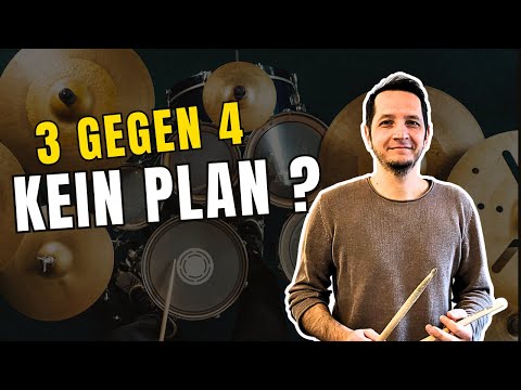 3 against 4 or 4 against 3 !!!!  What is the difference ??? Rhythm and coordination on the drums