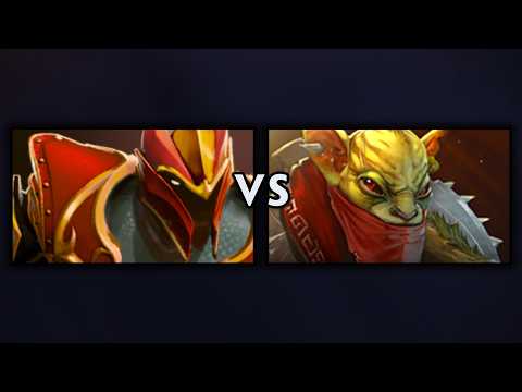 Dragon Knight vs Bounty Hunter Dota 2