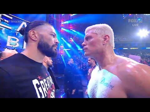 Roman Reigns confronts Cody Rhodes - WWE SmackDown 10/13/2023
