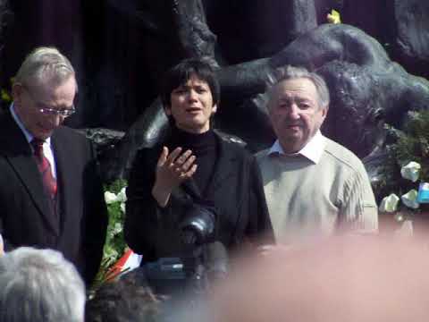 Bente Kahan with Marek Edelman, 19.04.2006