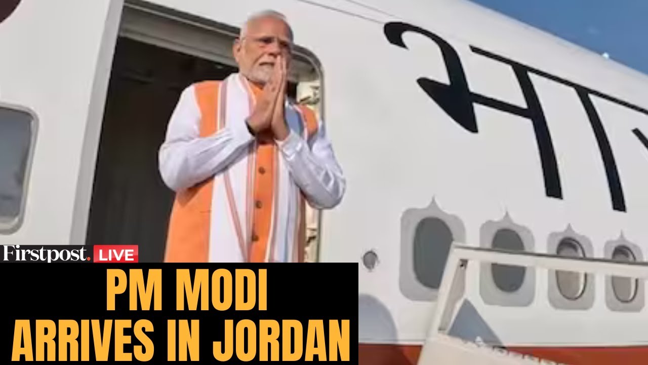 LIVE: PM Modi Arrives in Jordan, Receives Ceremonial Welcome in Amman | N18G