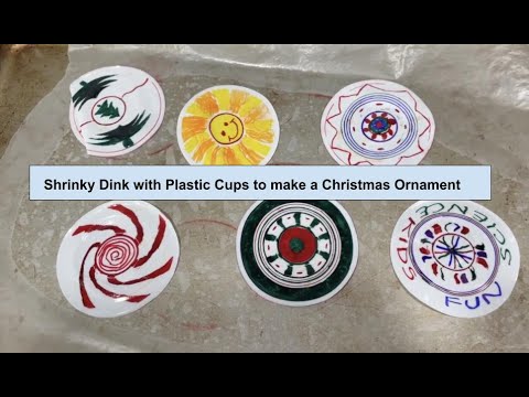 Turn Regular Cups into Beautiful Shrinky Dink Ornaments
