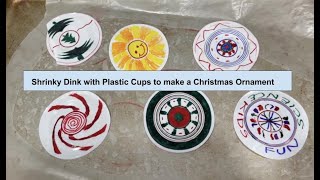 Turn Regular Cups into Beautiful Shrinky Dink Ornaments