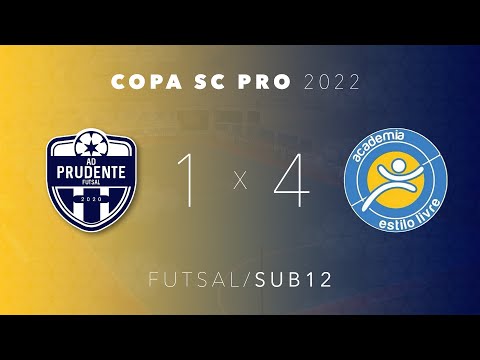 AD Prudente 1 x 4 Estilo Futsal- Copa SC Pro - sub12