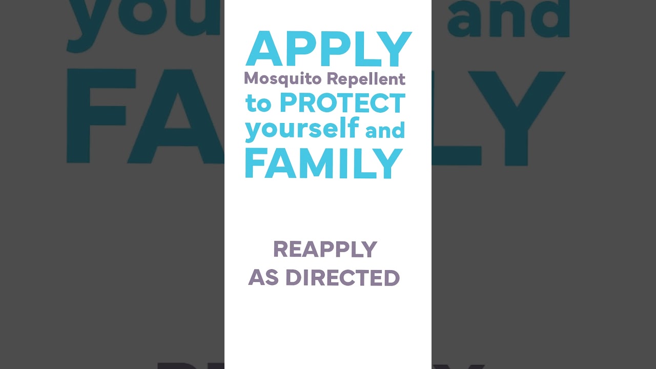 A quick spray keeps the bites away! Use mosquito repellent. #SpotThemStopThem