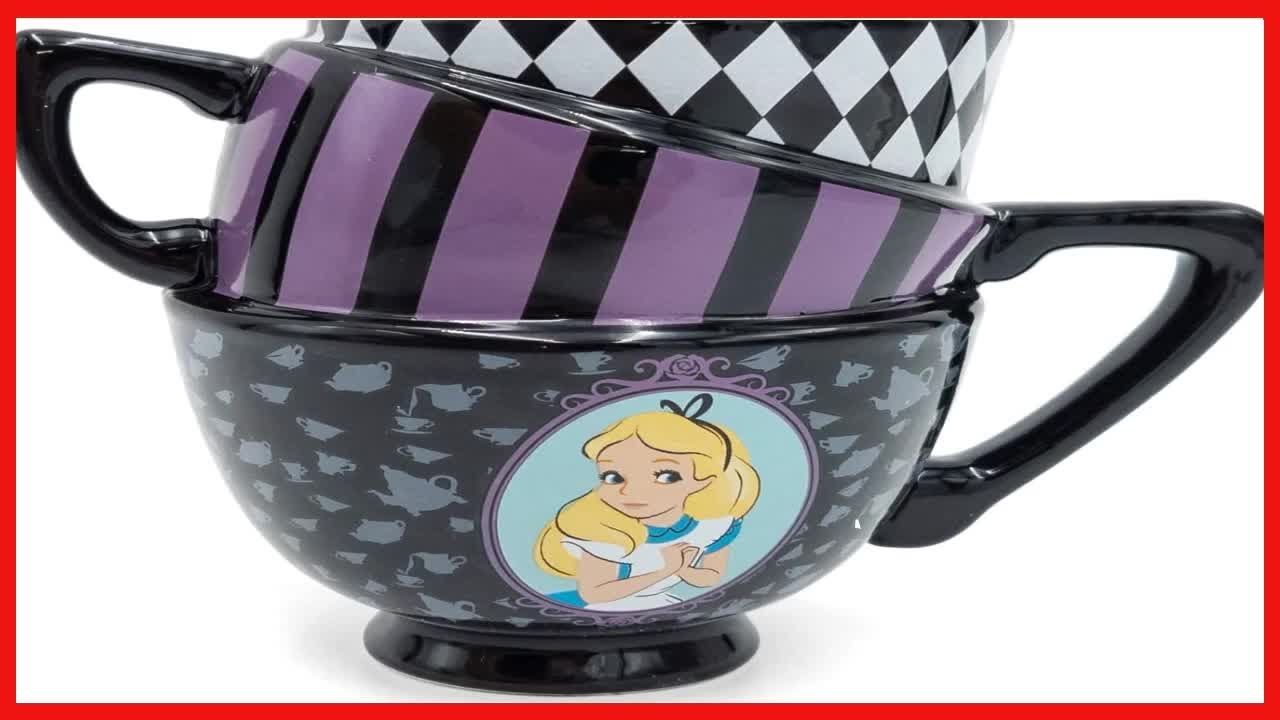 Bon produit -  Tasse à café en céramique sculptée Silver Buffalo Disney's Alice au pays des merveill