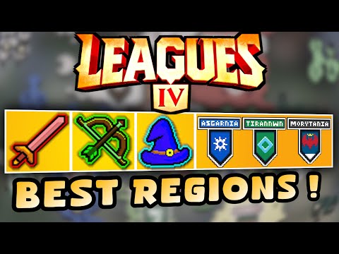 The BEST Leagues 4 regions for ALL combat styles | Trailblazer Reloaded | #oldschoolrunescape