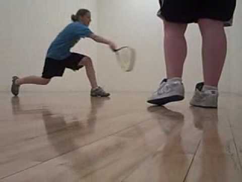 Racquetball fail