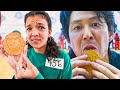 Trying The SQUID GAME Honeycomb Cookie Challenge