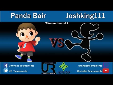 Ignition #6  Winners Round 1 - Panda Bair (Villager) vs Joshking111 (Mr Game n Watch)