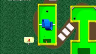Mini golf - krótki film sportowe gry na 2