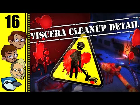 Let's Play Viscera Cleanup Detail Multiplayer Part 16 - Bridge of Buckets