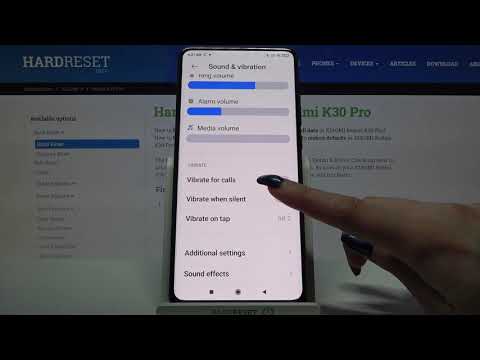 How to Change Vibration Settings in XIAOMI Redmi K30 Pro - Open Vibration Settings