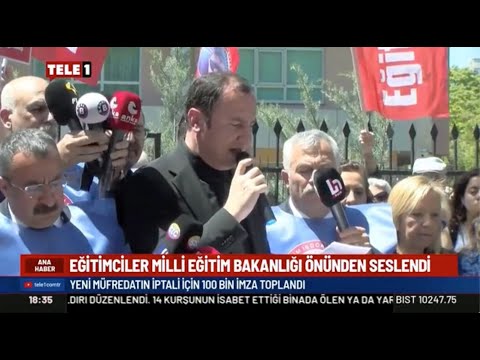 LAİK VE BİLİMSEL EĞİTİMİ, ATATÜRK’Ü VE CUMHURİYETİ YOK SAYAN EĞİTİM PROGRAMINI PROTESTO ETTİK  | EĞİTİM İŞ