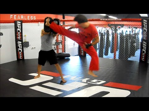 360 Jumping Spinning Heel/Hook Kick Tutorial
