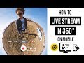 How to Live Stream in 360° on mobile with Insta360 One X | Facebook Live and YouTube | Gaba_VR
