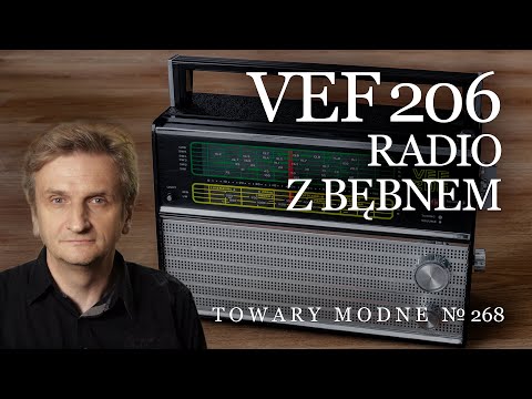 VEF 206 - radio with drum [FASHIONABLE GOODS 268]