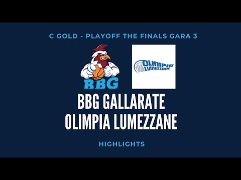 BBG Gallarate-Olimpia Lumezzane - C Gold Playoff The Finals gara-3 25-06-2022